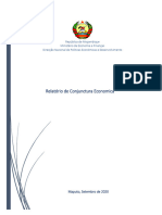 Relatório de Conjunctura Economica Iº Semestre - Janeiro A Junho de 2020