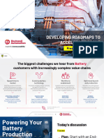 Ev Battery Manufacturing - Developing Roadmaps To Accelerate Scale