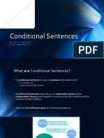 Unit 8 - Conditional Sentences