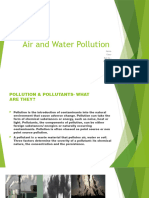 Air and Water Pollution by Anish Kr. 8A