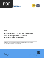 A Review of Urban Air Pollution Monitoring and Exposure Assessment Methods