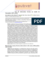 Estudo Retrospectivo Da Tuberculose Bovina No Estado Do Maranhão: 2013 A 2018