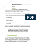 Gestão e Fiscalização de Contratos Administrativos MODULO 1