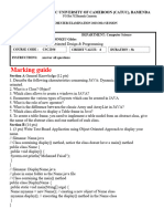 Solution Exam Questions Set 2 CSC2106 Object-Oriented Design & Programming