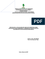 Tesis Fectos de La Aplicación Del Mapa de Conceptos Como Estrategia para Promover El Aprendizaje Signficativo