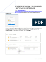 Instrucciones para Descarga e Instalación de Licencia para Uso en Casa Ibm SPSS Base (2023)