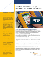 Certifiez Les Techniciens Qui Certifient Vos Projets de Cablage