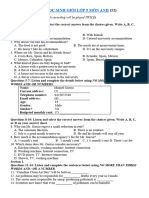 Đề Thi Học Sinh Giỏi Lớp 9 Môn Anh: Words And/ Or Numbers