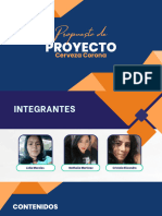 Presentación de Negocios Propuesta de Proyecto Profesional Corporativa Azul y Naranja