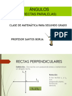 Tema 10 Ángulos Rectas Paralelas