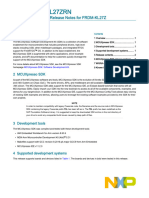 MCUXpresso SDK Release Notes For FRDM-KL27Z