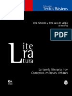 Pastormerlo Campo Literario en Amícola y de Diego - La Teoría Literaria Hoy