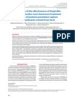 Fetal Membranes, Premature Rupture AND Anti-Bacterial Agents. Artículo 1