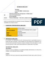 Informe de Simulacro Multipeligro 2024 - Ecmsac