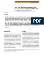 Epidemiological Survey of 42 403 Dermatophytosis Cases