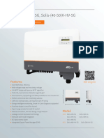 Datasheet Solis Solar Inverter 5g Three Phase 25kw 50kw India