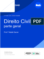 Apostila Direito Civil 2 Fase - Parte Geral