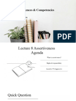 Lec 8 Assertiveness