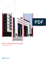 2012 Risk Management Report