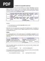 Gradable and Upgradable Adjectives 