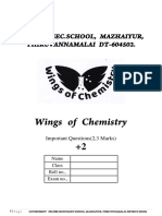 Wings of Chemistry 2 3 Marks Only