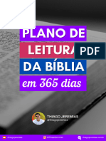 Plano de Leitura Da Bíblia