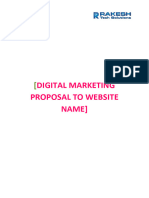 Digital Marketing Proposal of New Website 2