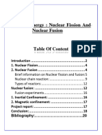 Nuclear Energy Nuclear Fission and Nuclear Fusion