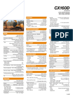 Excavator Specs CX160D LC