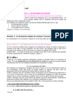 Droit Des Contrats Chapitre 1