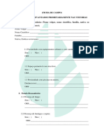 Checklist para Avaliação de Risco Da Árvore - Florar Consultoria Júnior