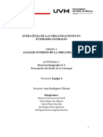 Estratégia de Las Organizaciones en Entidades Globales: Unidad 3