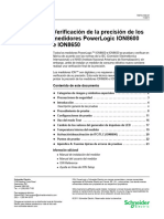 Verificación de La Precisión de Los Medidores Powerlogic Ion8600 E Ion8650