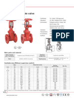 V31 American Flanged OSY Gate Valve