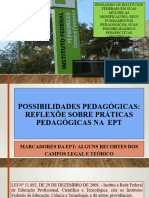 Reflexões Sobre As Práticas Docentes Na Ept - Ifpe Pesqueira 2023.1