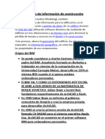 Modelado de Información de Construcción: Se Puede Considerar A Charles Eastman Como El