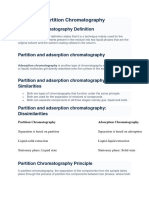 Partition Chromatographhy