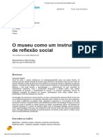 O Museu Como Um Instrumento de Reflexão Social