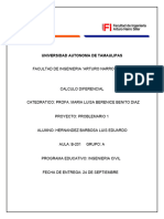 Problemario - 1 de Calculo Diferencial