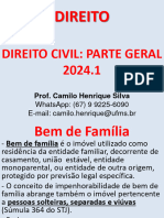 1 - Civil Parte Geral - Bem de Família - 28maio2024