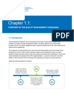 Overview of The Quality Management Standards: Timeline and Sequence of Events