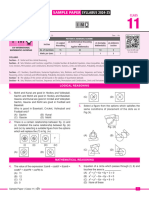 Imo Sample Paper Class-11