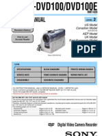 Service Manual: Digital Video Camera Recorder