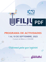 Programa Actividades FILJU 2023