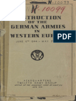 Destruction of The German Armies in Western Europe, June 6th 1944 - May 9th 1945