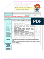 2º U1 S1 Sesion D3 Com Escribimos Una Lista de Nombres de Mis Compañeros