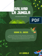 Presentación Juego Infantil Jungla Ilustrativo Verde