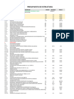 Presupuesto de Estructura