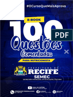 E-Book - Banca Idecan - Concurso Recife-PE - Nutrição - 100 Questões Comentadas PDF