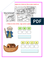 U3 S3 Ficha D2 Religión El Arca de Noe